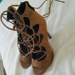 Aldo lace up heels